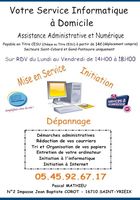 Assistance Informatique et Administrative à domicile... ANNONCES Bazarok.fr